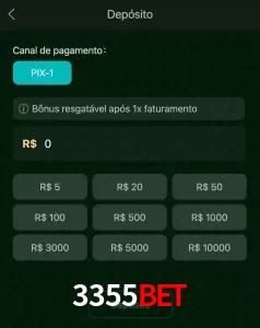 deposits 3355BET
